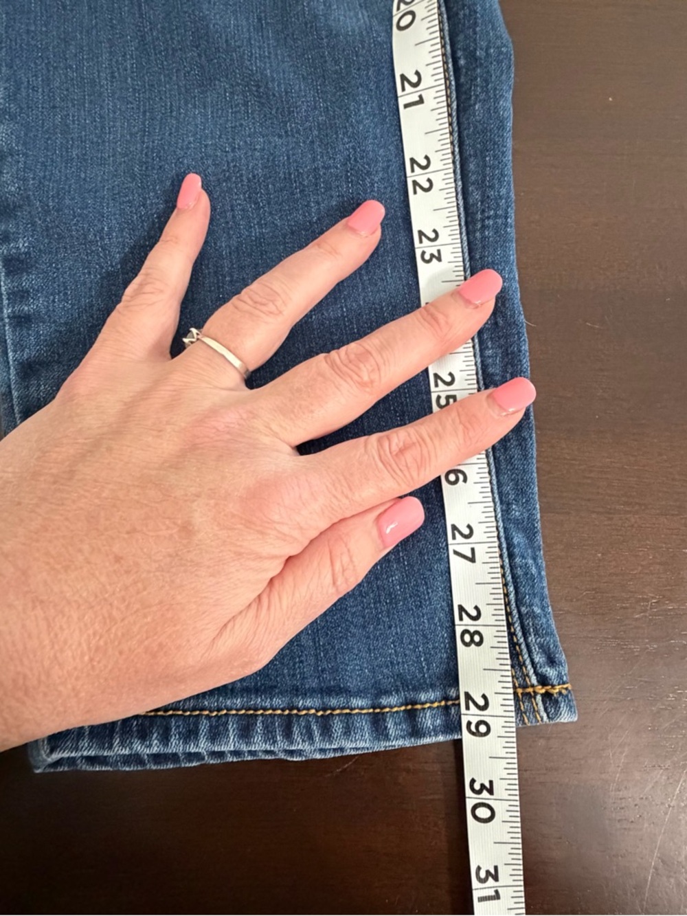 C Est.1946 Denim Patch Skinny Jeans – Size 18W - Picture 5 of 5